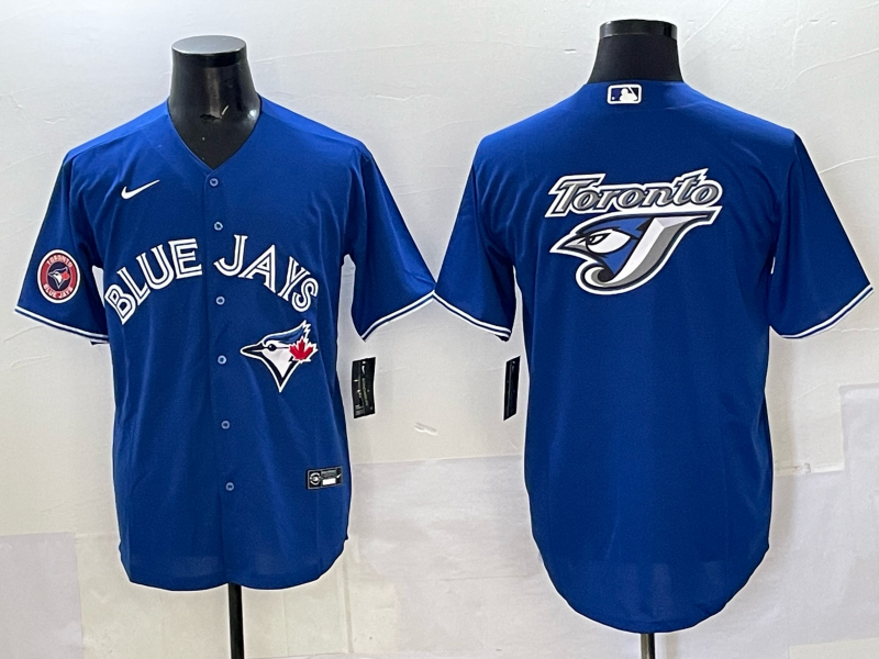 Men Toronto Blue Jays blank Blue Game 2025 Nike MLB Jersey style 007